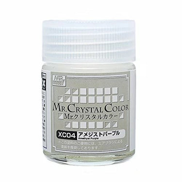 Mr Hobby (Gunze) XC04 Acrylic Mr Crystal Colour Amethyst Purple Lacquer Paint 10ml